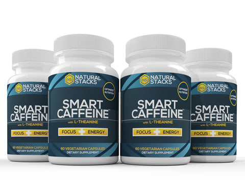Smart Caffeine with L-Theanine 4-Pack