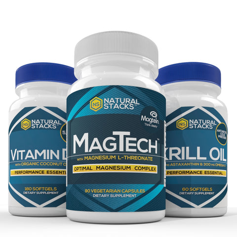 Performance Essentials with Vitamin D, MagTech and Krill Oil